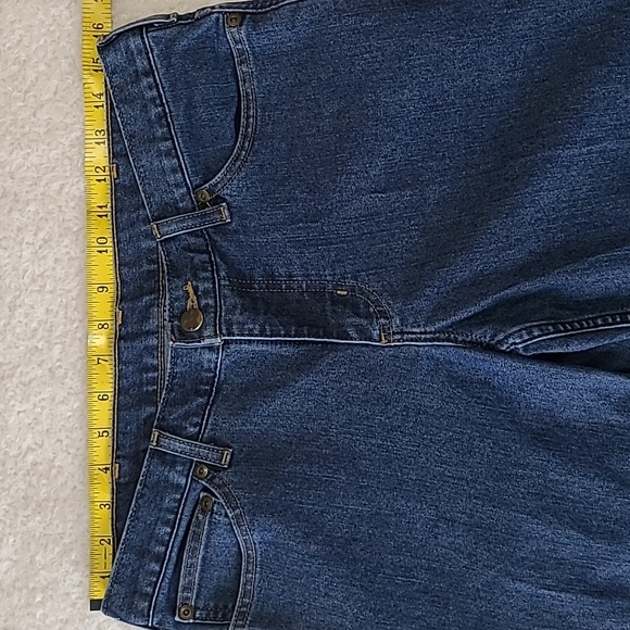 Carhartt Relaxed Fit Women's Jeans Sz 8 Inseam 30" Stretch Classic Blue 5 Pocket - Picture 5 of 7